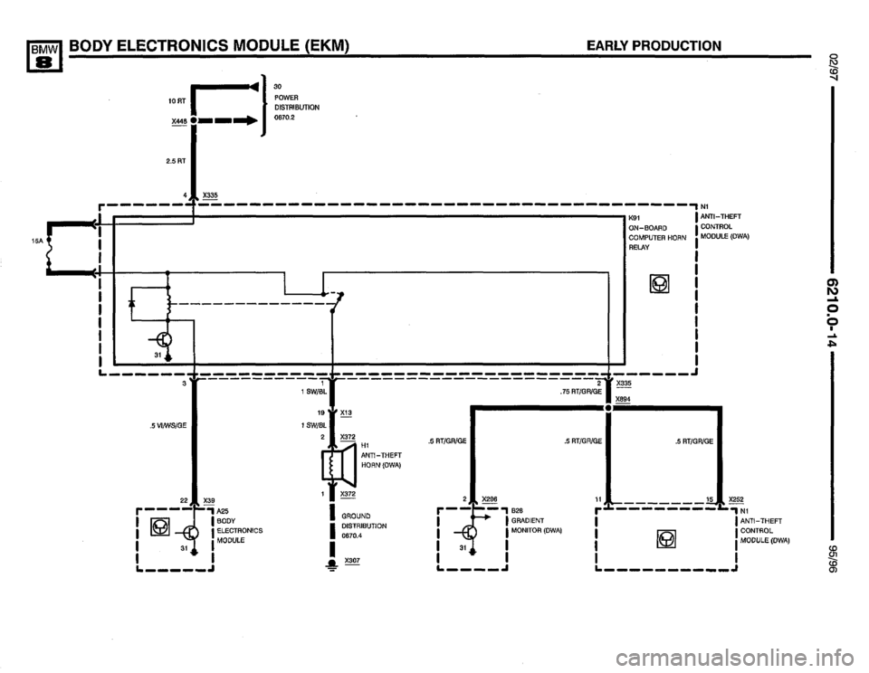 BMW 850ci 1995 E31 Electrical Troubleshooting Manual BMW 850ci 1995 E31 Electrical Troubleshooting Manual