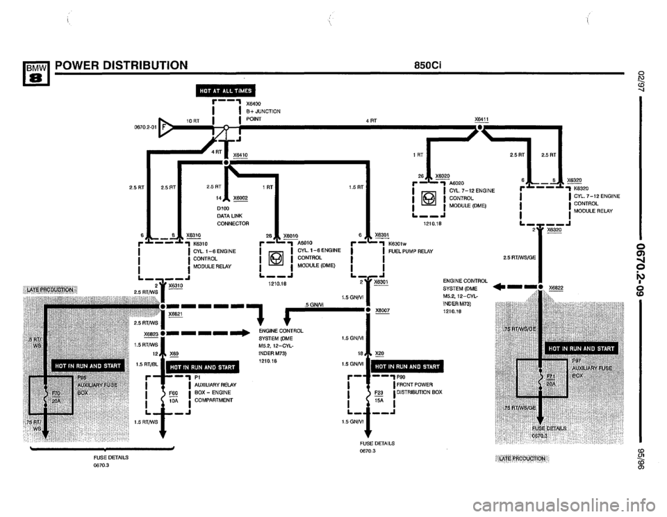 BMW 840ci 1995 E31 Electrical Troubleshooting Manual 