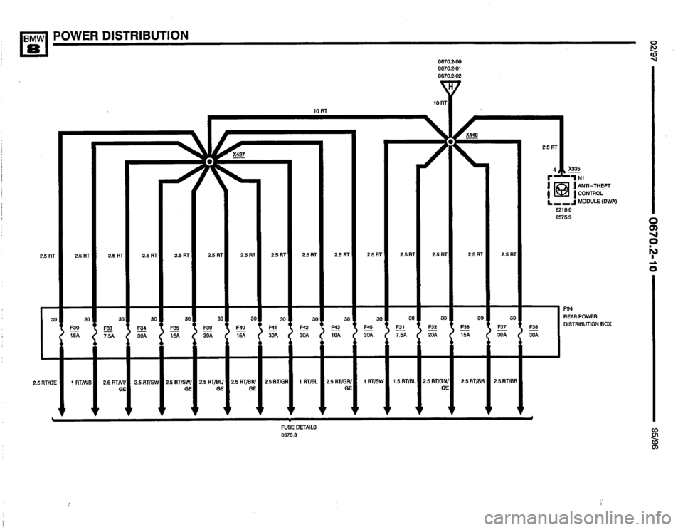 BMW 840ci 1995 E31 Electrical Troubleshooting Manual 