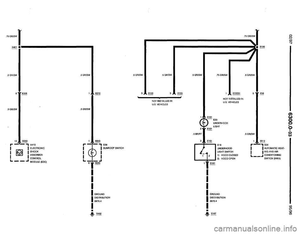 BMW 850ci 1995 E31 Electrical Troubleshooting Manual 