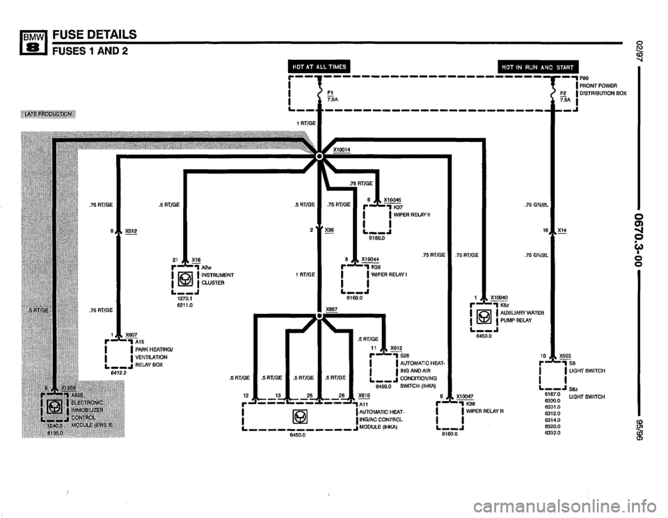 BMW 840ci 1995 E31 Electrical Troubleshooting Manual 