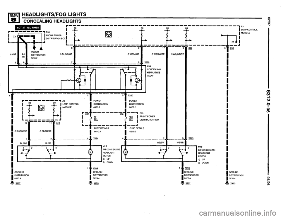 BMW 850ci 1995 E31 Electrical Troubleshooting Manual 