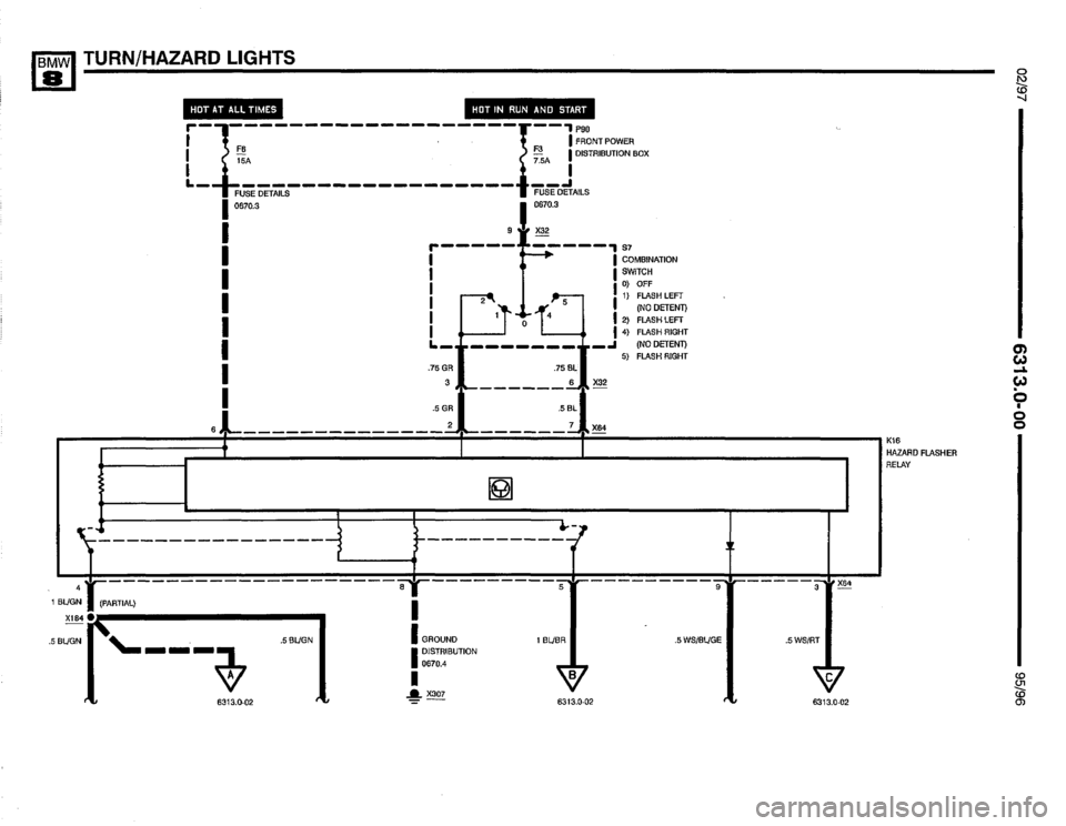 BMW 850ci 1995 E31 Electrical Troubleshooting Manual 