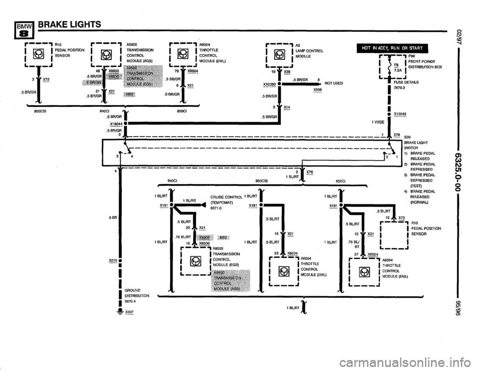 BMW 850ci 1995 E31 Electrical Troubleshooting Manual BMW 850ci 1995 E31 Electrical Troubleshooting Manual