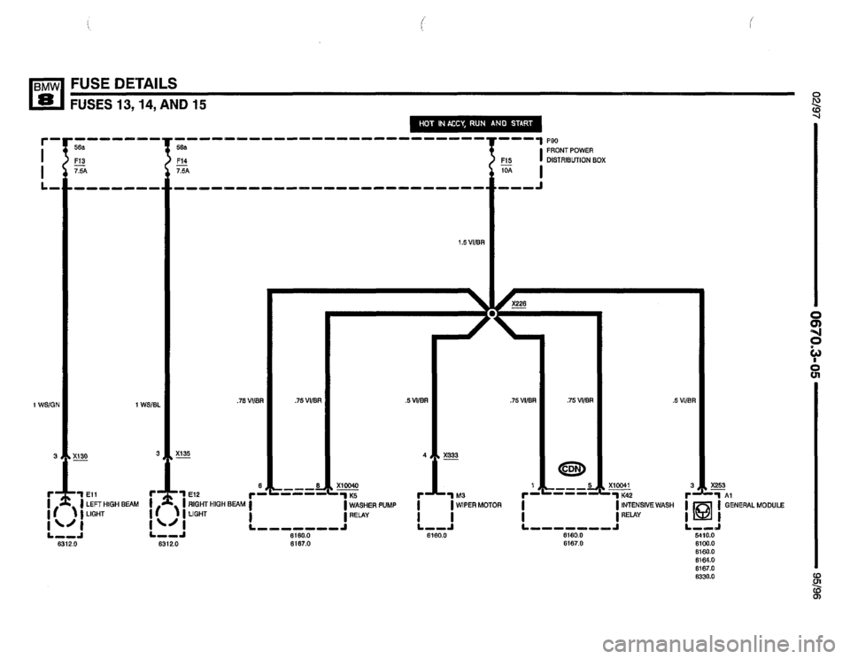 BMW 850ci 1995 E31 Electrical Troubleshooting Manual 