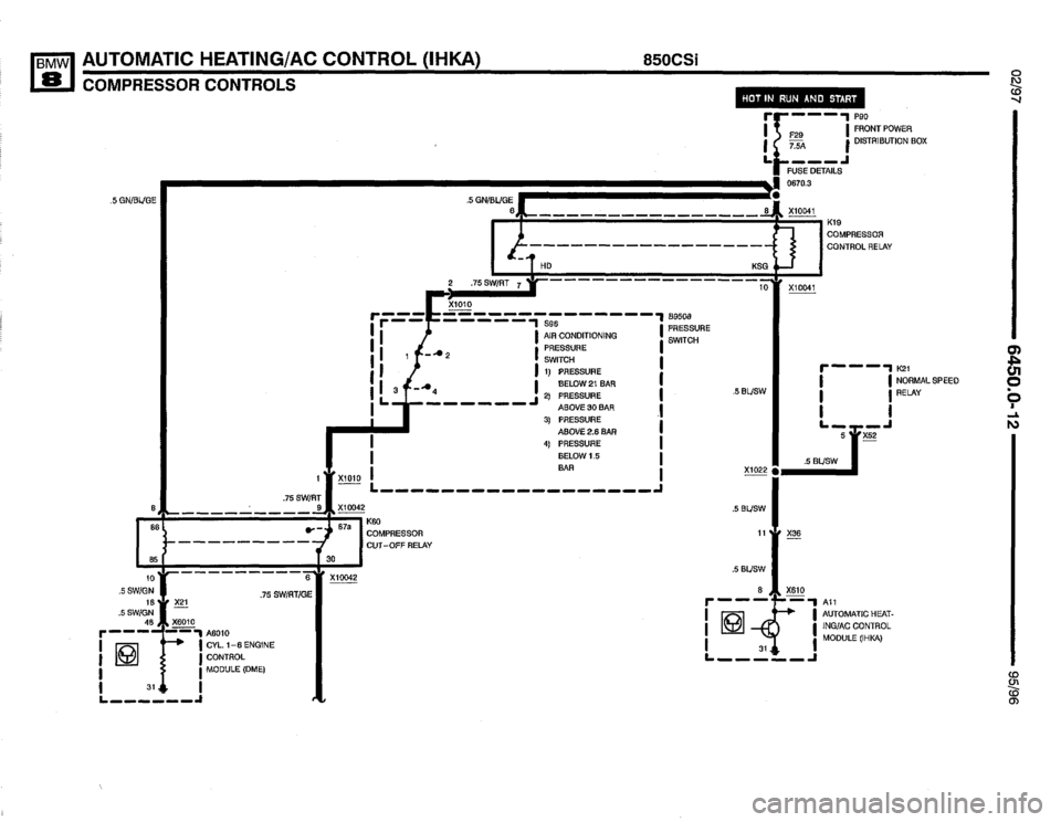 BMW 850ci 1995 E31 Electrical Troubleshooting Manual BMW 850ci 1995 E31 Electrical Troubleshooting Manual
