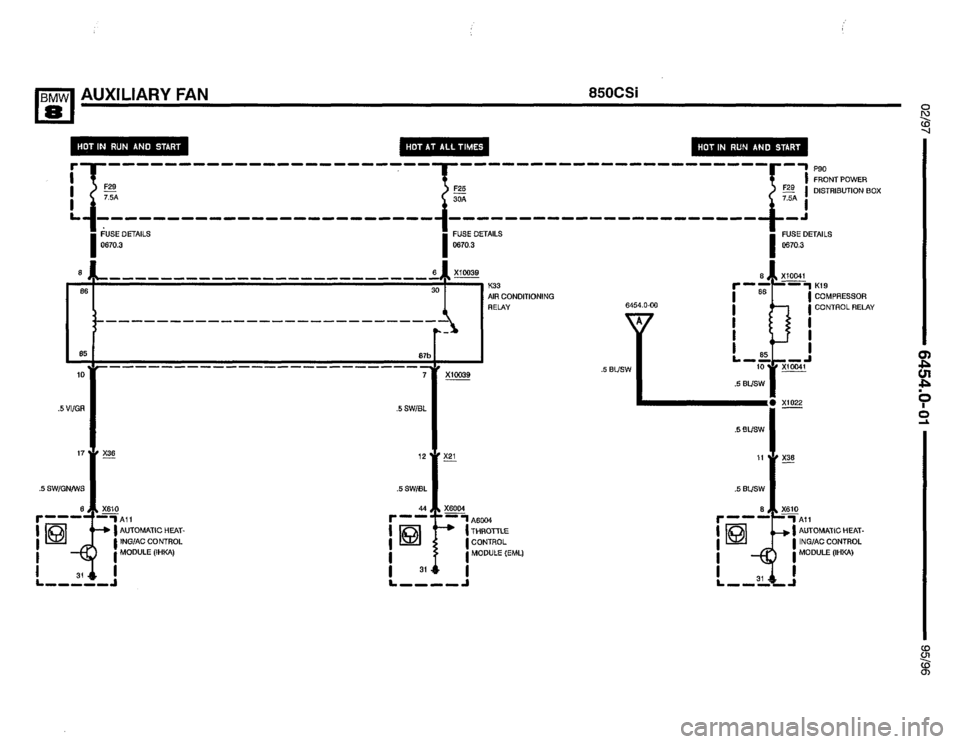 BMW 850ci 1995 E31 Electrical Troubleshooting Manual BMW 850ci 1995 E31 Electrical Troubleshooting Manual