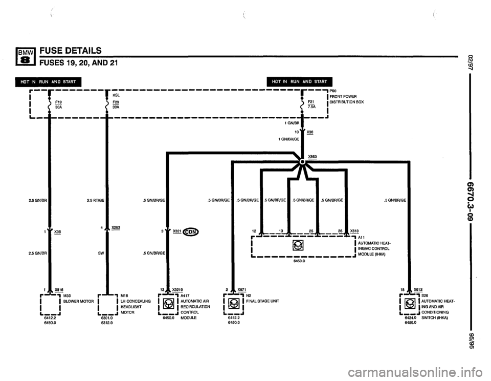BMW 850ci 1995 E31 Electrical Troubleshooting Manual 