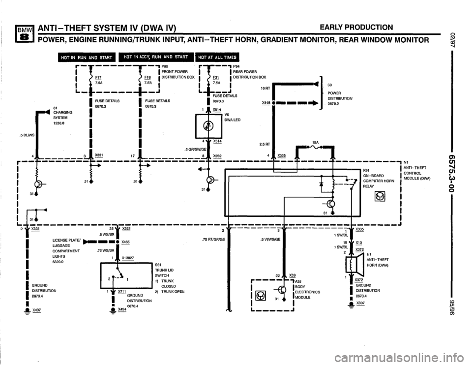 BMW 850ci 1995 E31 Electrical Troubleshooting Manual BMW 850ci 1995 E31 Electrical Troubleshooting Manual