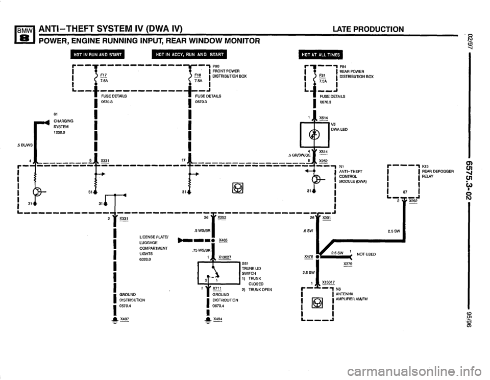 BMW 850ci 1995 E31 Electrical Troubleshooting Manual BMW 850ci 1995 E31 Electrical Troubleshooting Manual