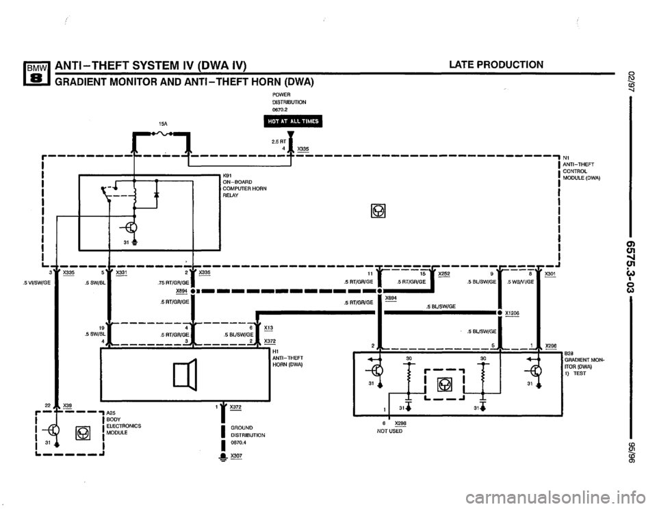 BMW 850ci 1995 E31 Electrical Troubleshooting Manual BMW 850ci 1995 E31 Electrical Troubleshooting Manual