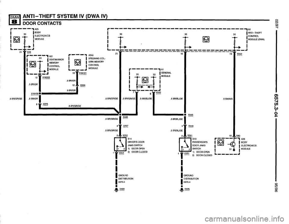 BMW 850ci 1995 E31 Electrical Troubleshooting Manual BMW 850ci 1995 E31 Electrical Troubleshooting Manual