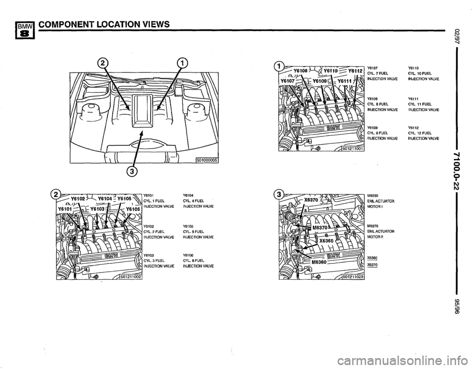 BMW 850ci 1995 E31 Electrical Troubleshooting Manual 