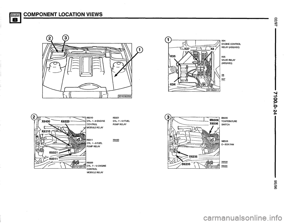BMW 850ci 1995 E31 Electrical Troubleshooting Manual 