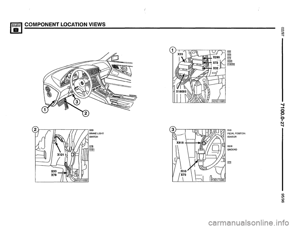 BMW 850ci 1995 E31 Electrical Troubleshooting Manual 