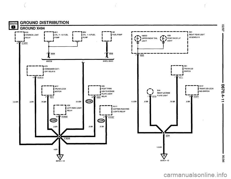 BMW 850ci 1995 E31 Electrical Troubleshooting Manual BMW 850ci 1995 E31 Electrical Troubleshooting Manual