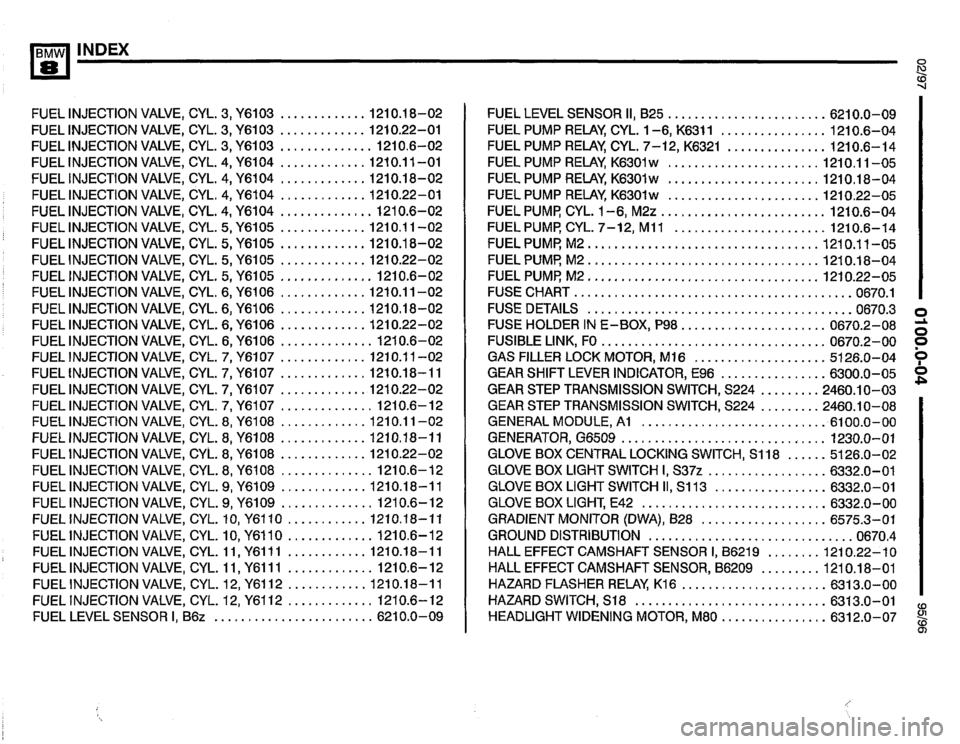 BMW 850ci 1995 E31 Electrical Troubleshooting Manual 