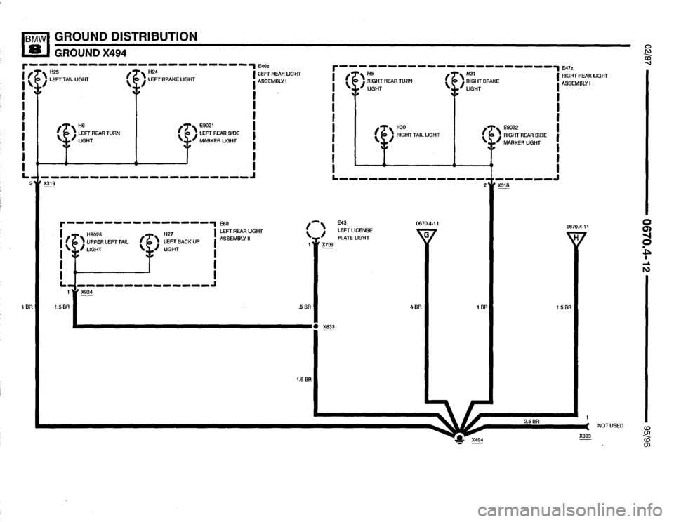 BMW 850csi 1995 E31 Electrical Troubleshooting Manual BMW 850csi 1995 E31 Electrical Troubleshooting Manual