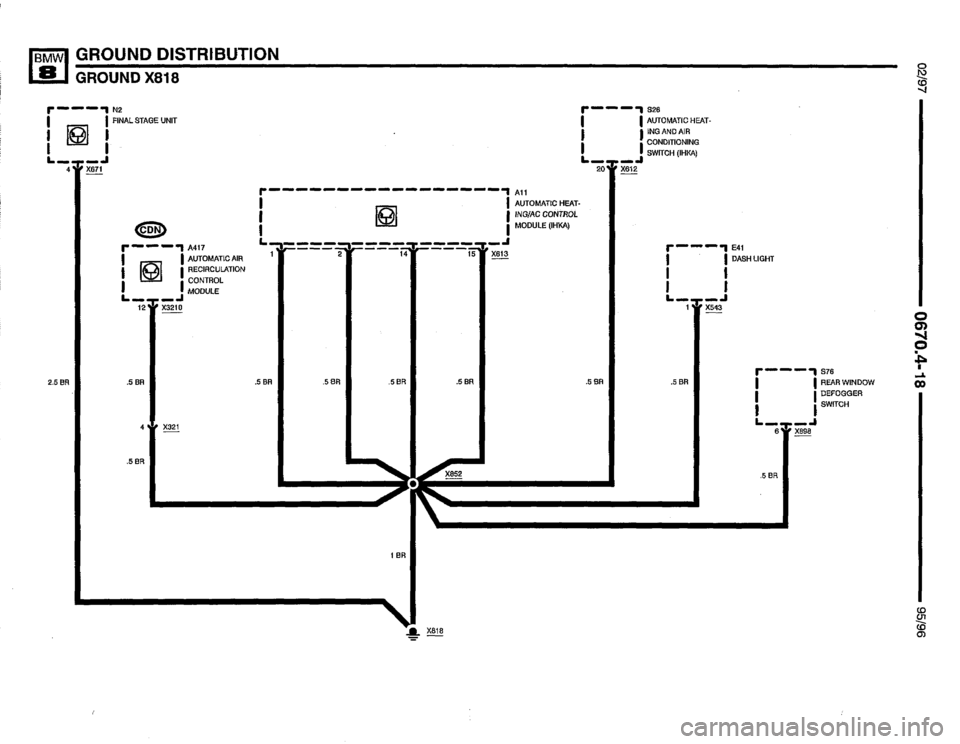 BMW 850csi 1995 E31 Electrical Troubleshooting Manual BMW 850csi 1995 E31 Electrical Troubleshooting Manual