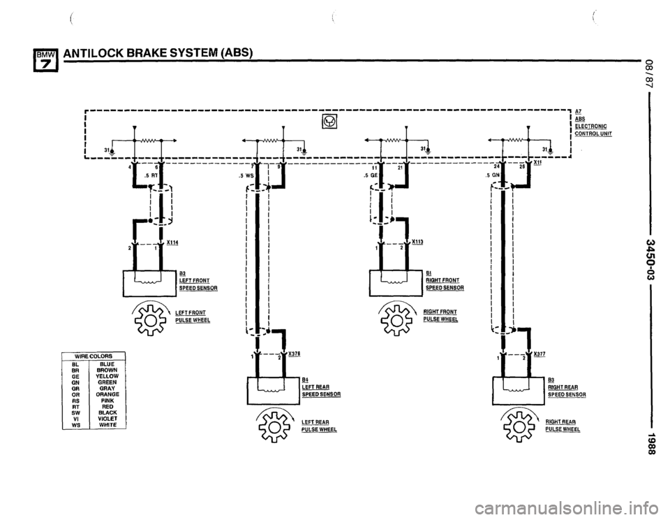 BMW 735i 1987 E32 Electrical Troubleshooting Manual BMW 735i 1987 E32 Electrical Troubleshooting Manual
