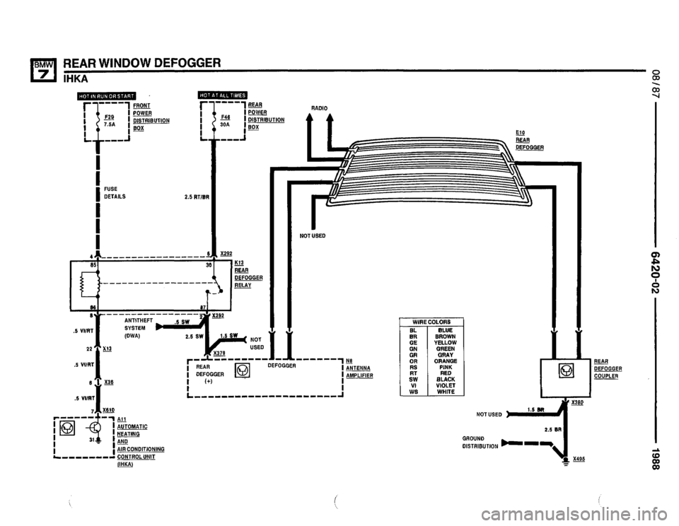 BMW 735i 1987 E32 Electrical Troubleshooting Manual BMW 735i 1987 E32 Electrical Troubleshooting Manual