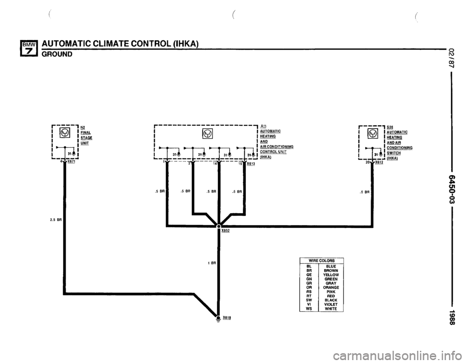 BMW 735i 1987 E32 Electrical Troubleshooting Manual BMW 735i 1987 E32 Electrical Troubleshooting Manual