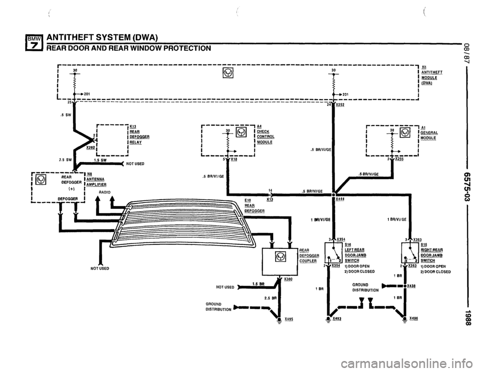BMW 735i 1987 E32 Electrical Troubleshooting Manual BMW 735i 1987 E32 Electrical Troubleshooting Manual