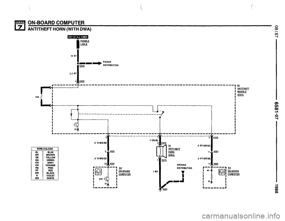 BMW 735i 1987 E32 Electrical Troubleshooting Manual BMW 735i 1987 E32 Electrical Troubleshooting Manual