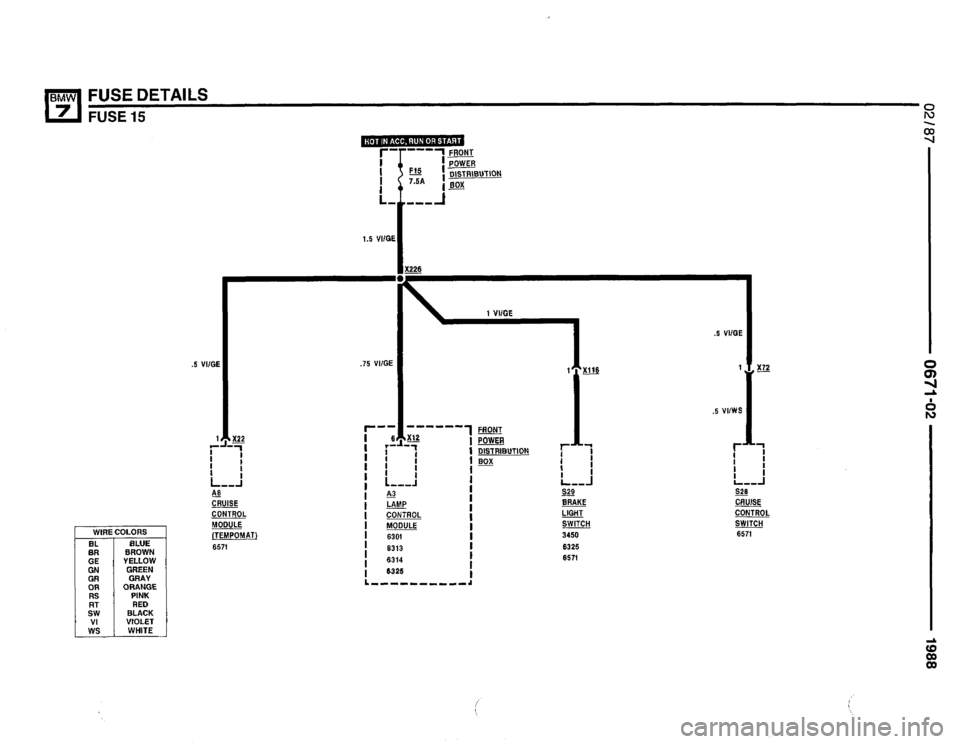 BMW 735i 1987 E32 Electrical Troubleshooting Manual 