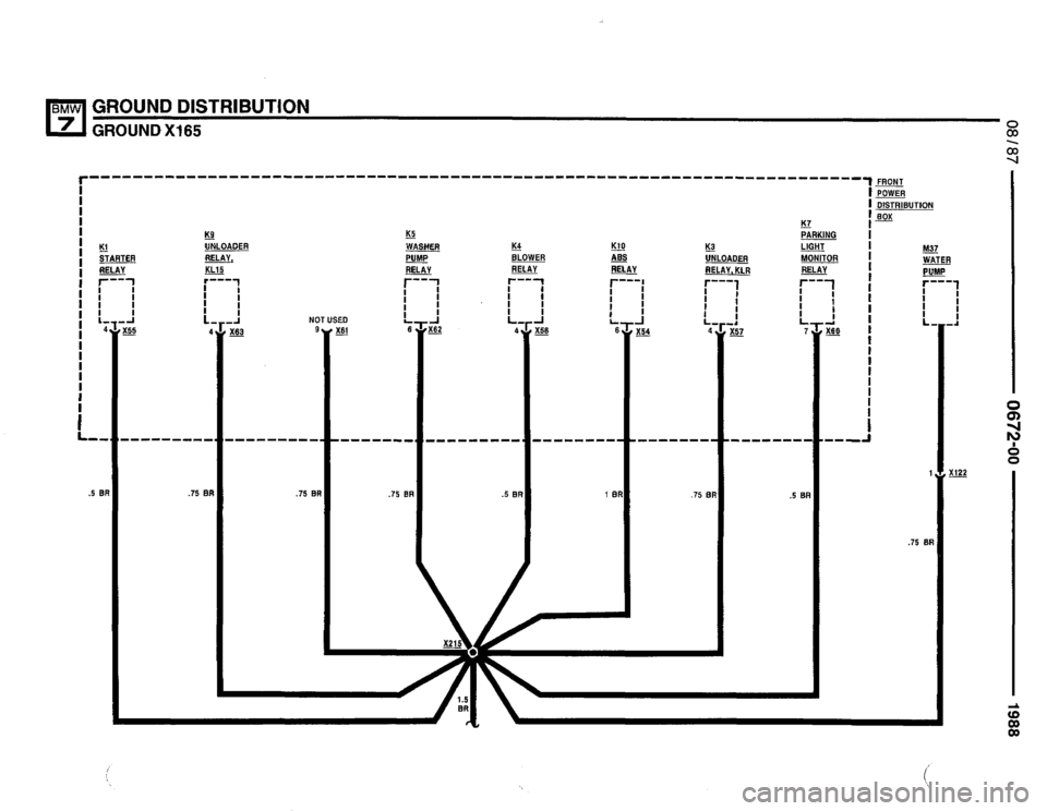 BMW 735i 1987 E32 Electrical Troubleshooting Manual 