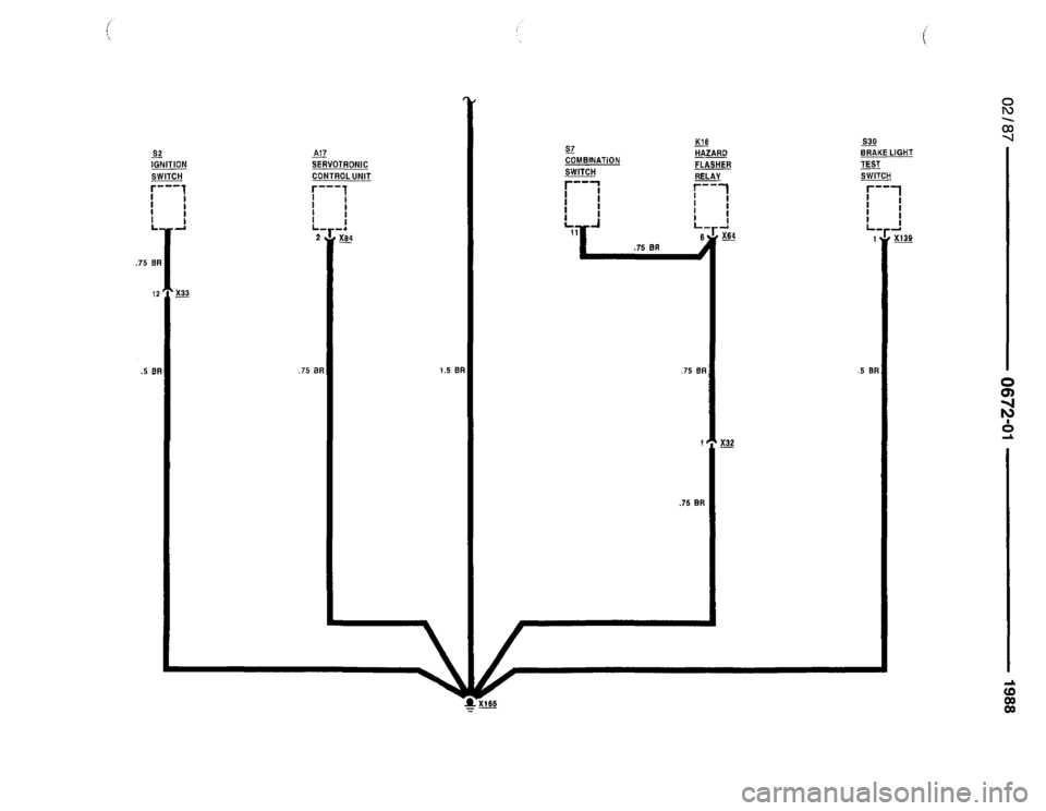 BMW 735i 1987 E32 Electrical Troubleshooting Manual 