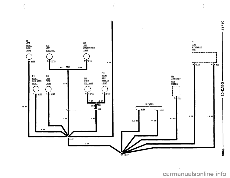 BMW 735i 1987 E32 Electrical Troubleshooting Manual 