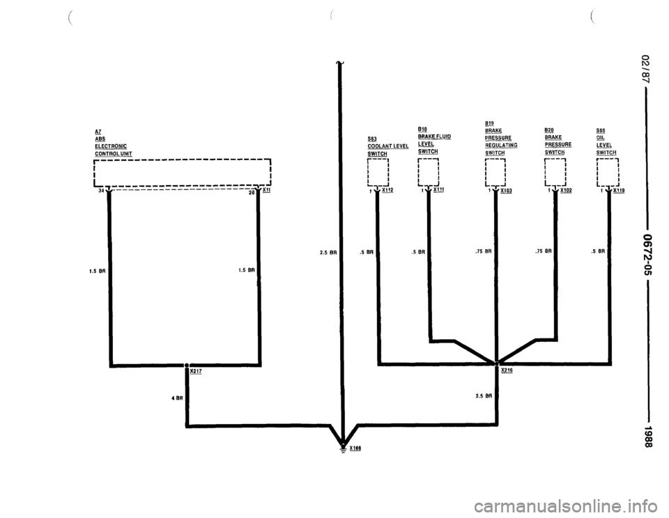 BMW 735i 1987 E32 Electrical Troubleshooting Manual 