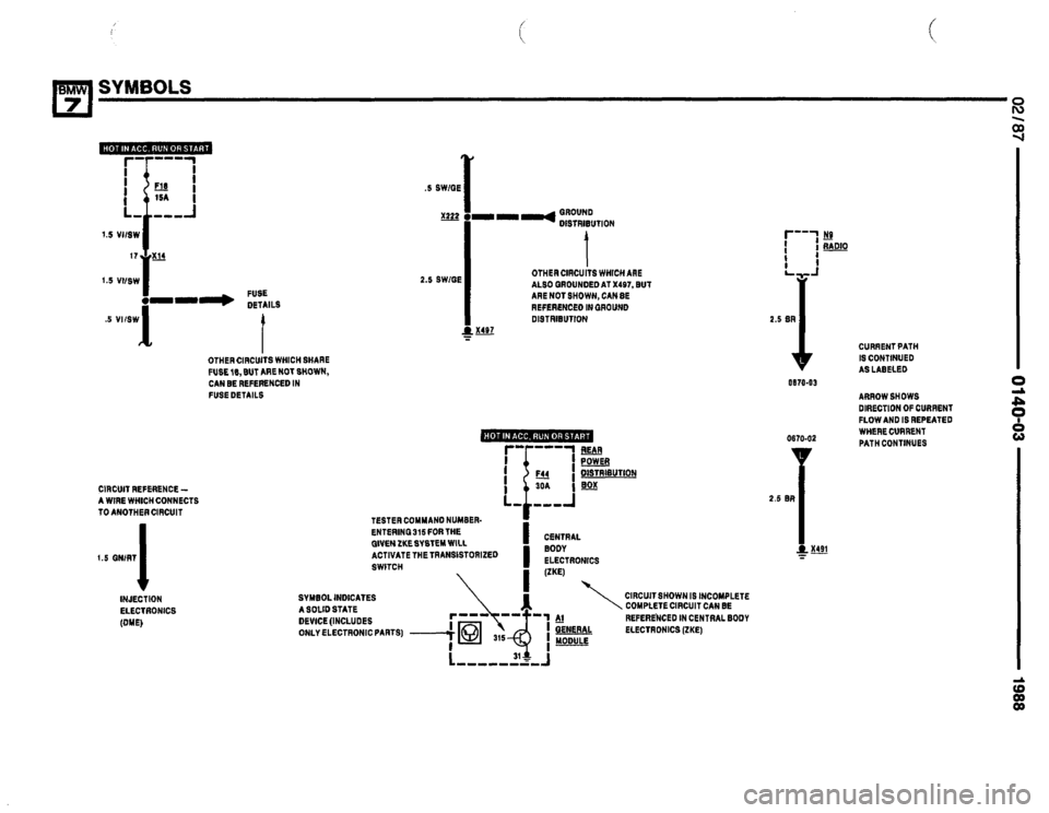 BMW 750il 1988 E32 Electrical Troubleshooting Manual 