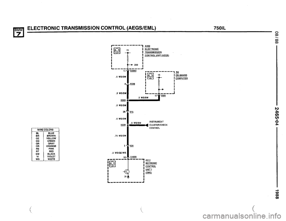 BMW 750il 1988 E32 Electrical Troubleshooting Manual BMW 750il 1988 E32 Electrical Troubleshooting Manual