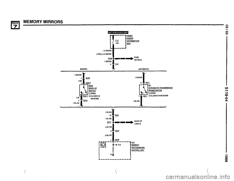 BMW 750il 1988 E32 Electrical Troubleshooting Manual BMW 750il 1988 E32 Electrical Troubleshooting Manual