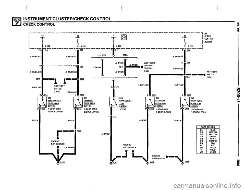 BMW 750il 1988 E32 Electrical Troubleshooting Manual BMW 750il 1988 E32 Electrical Troubleshooting Manual