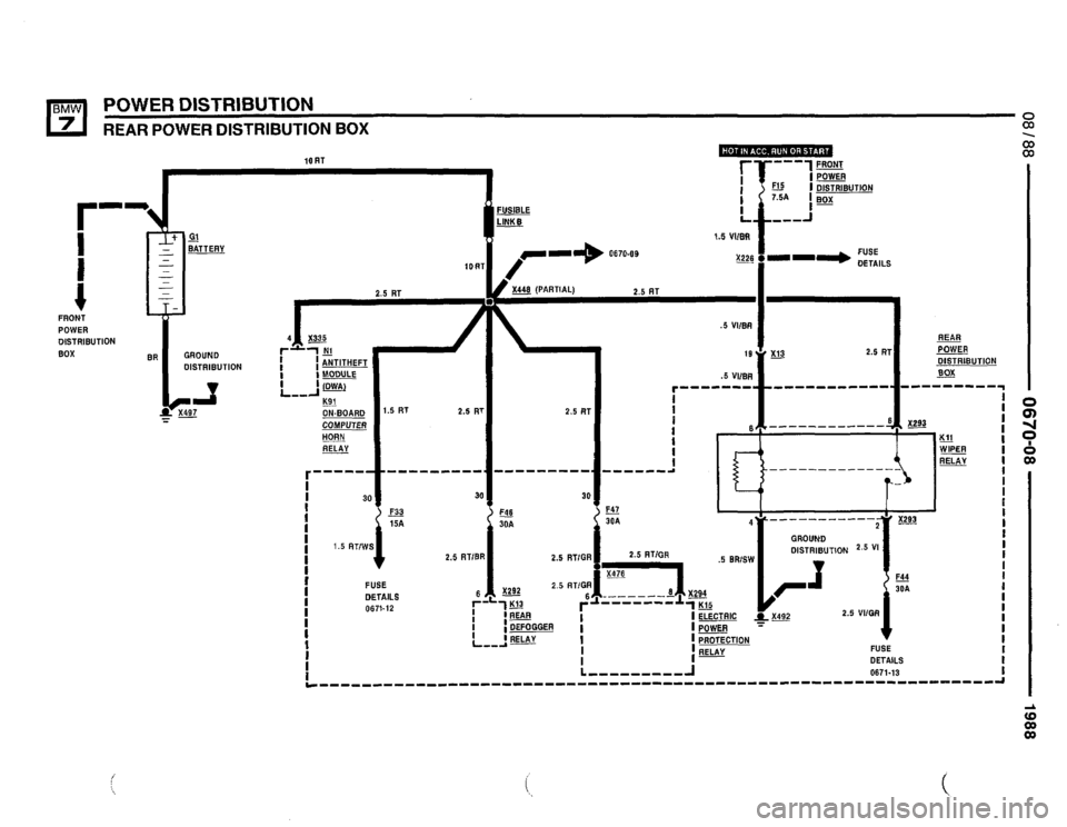 BMW 750il 1988 E32 Electrical Troubleshooting Manual 