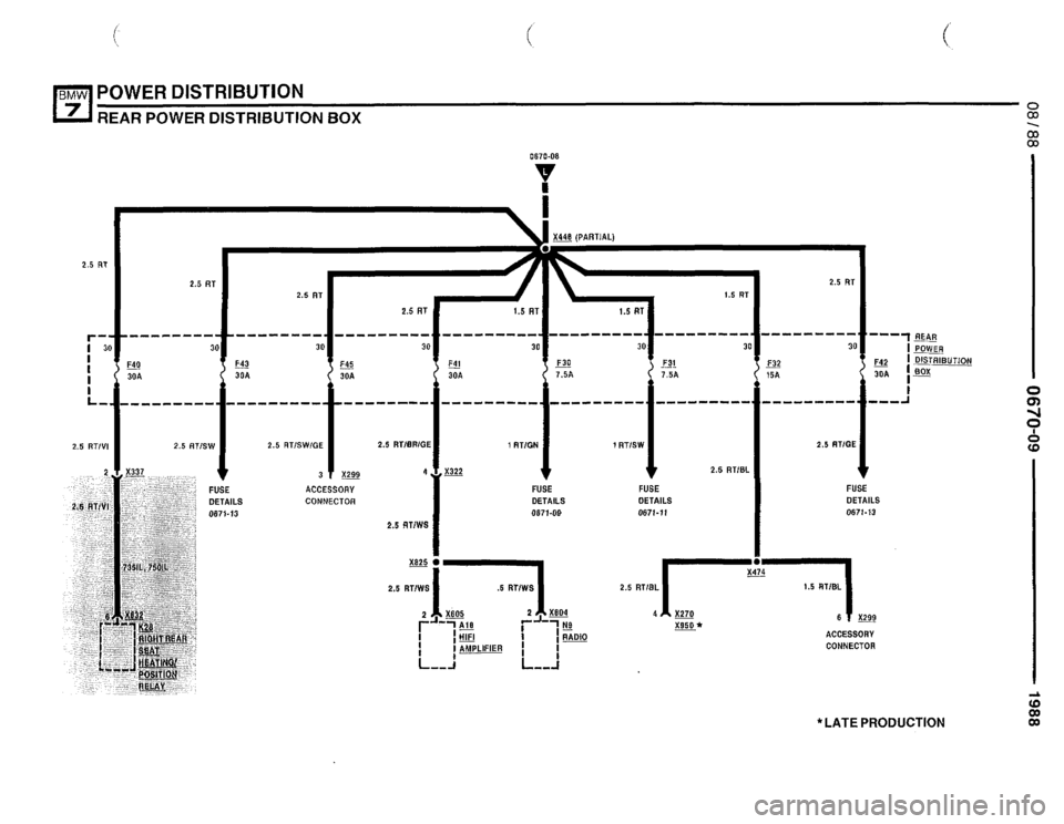 BMW 750il 1988 E32 Electrical Troubleshooting Manual 