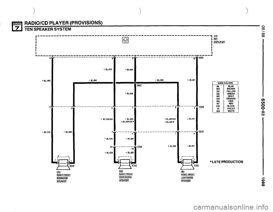 BMW 750il 1988 E32 Electrical Troubleshooting Manual 