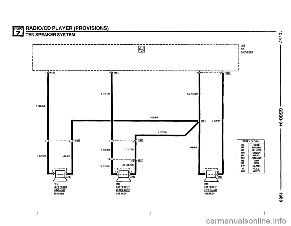 BMW 750il 1988 E32 Electrical Troubleshooting Manual 