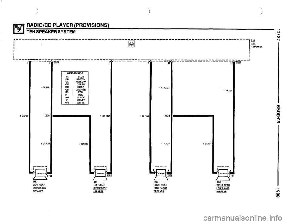 BMW 750il 1988 E32 Electrical Troubleshooting Manual 