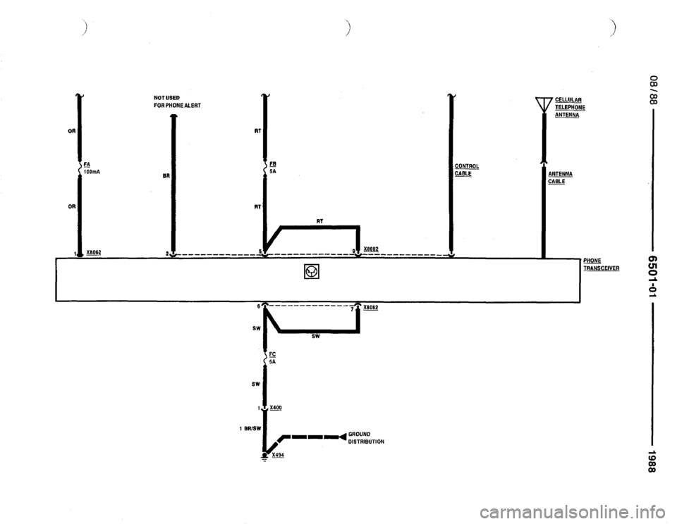 BMW 750il 1988 E32 Electrical Troubleshooting Manual 