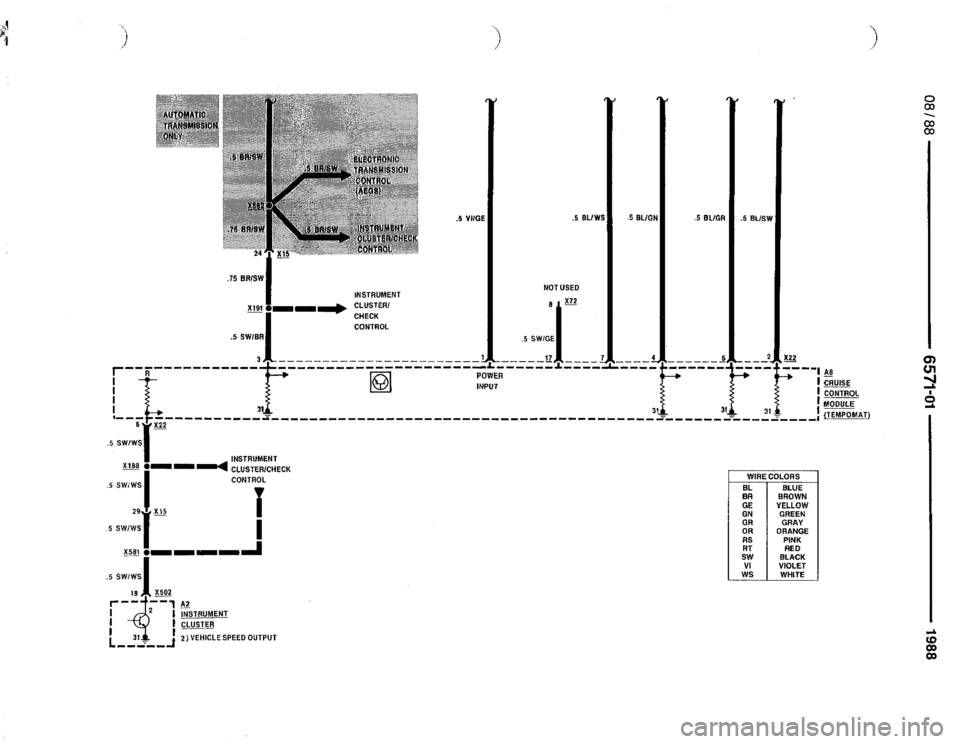 BMW 750il 1988 E32 Electrical Troubleshooting Manual 