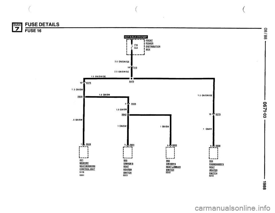 BMW 750il 1988 E32 Electrical Troubleshooting Manual 
