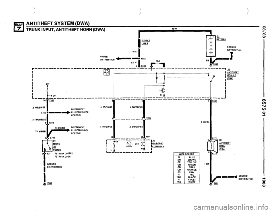 BMW 750il 1988 E32 Electrical Troubleshooting Manual BMW 750il 1988 E32 Electrical Troubleshooting Manual