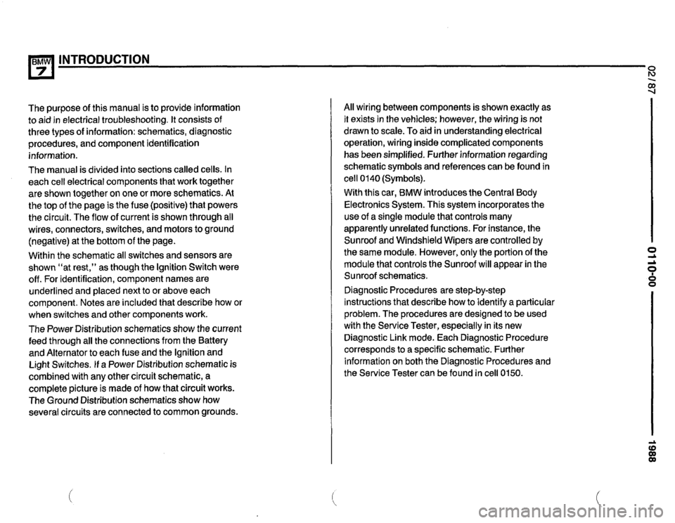 BMW 750il 1988 E32 Electrical Troubleshooting Manual 