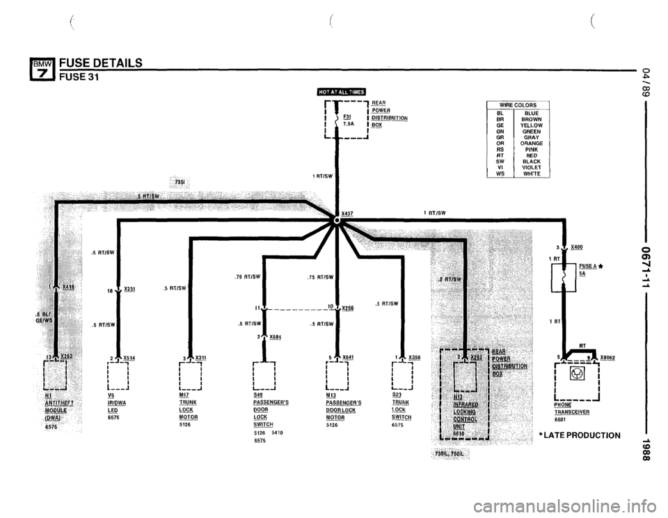 BMW 750il 1988 E32 Electrical Troubleshooting Manual BMW 750il 1988 E32 Electrical Troubleshooting Manual