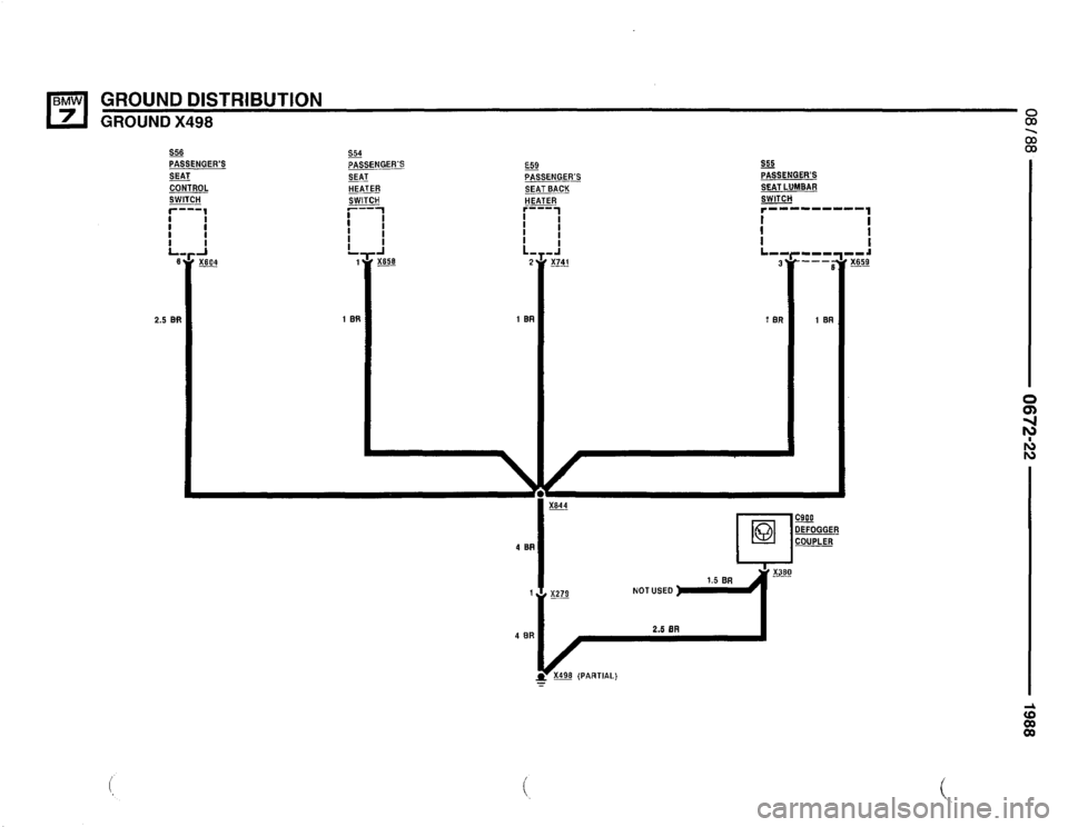 BMW 750il 1988 E32 Electrical Troubleshooting Manual 