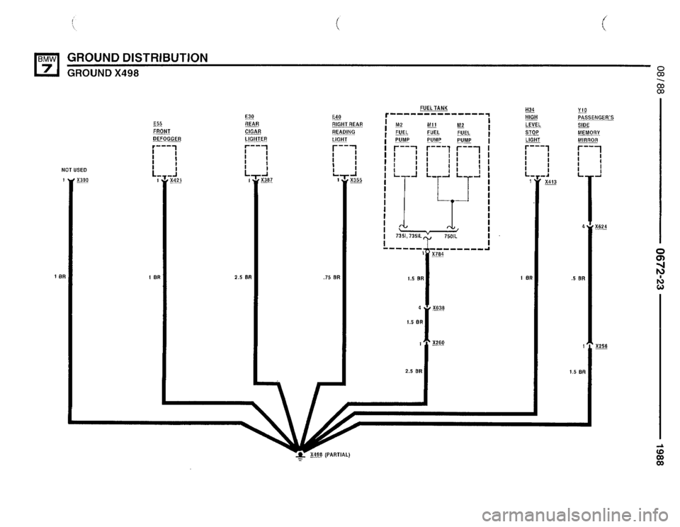 BMW 750il 1988 E32 Electrical Troubleshooting Manual 